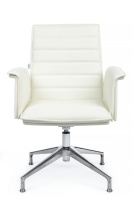 Изображение кресло rv design rubens-st (c1819-2) кожа белая